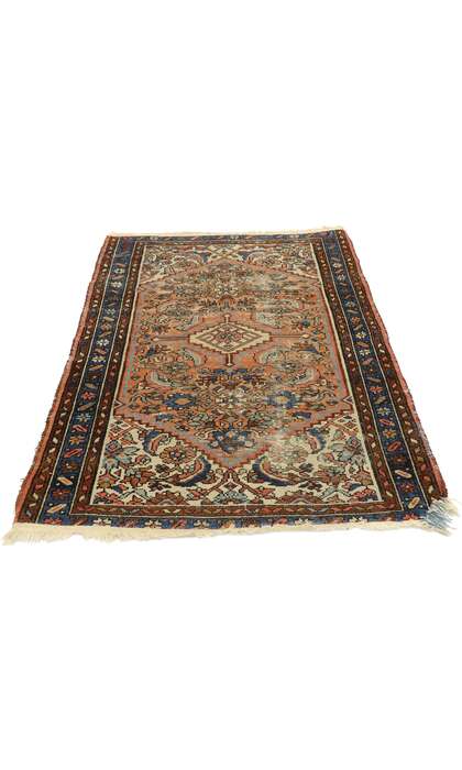 3 x 4 Antique Persian Hamadan Rug 74912