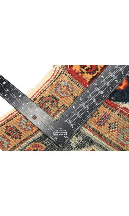 1 x 2 Vintage Indian Oushak Rug 74913