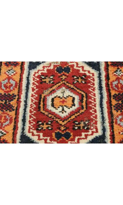 1 x 2 Vintage Indian Oushak Rug 74913