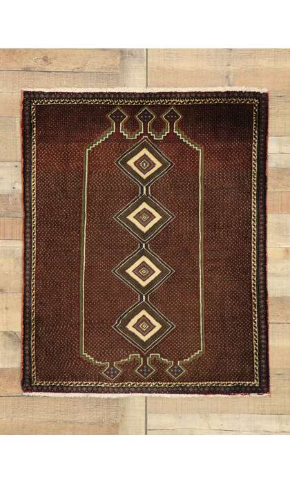 3 x 4 Vintage Persian Afshar Rug 75003