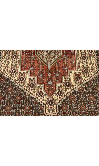 2 x 3 Vintage Persian Sanadaj Rug 75011