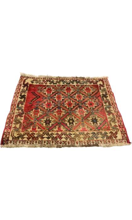 2 x 2 Vintage Persian Mashhad Rug 75174