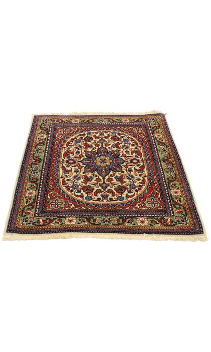 2 x 2 Vintage Persian Sarouk Rug 75656