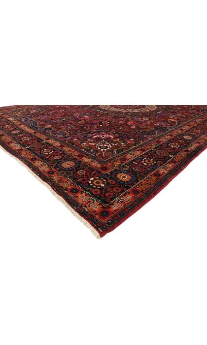 10 x 14 Antique Mashad Rug 75668