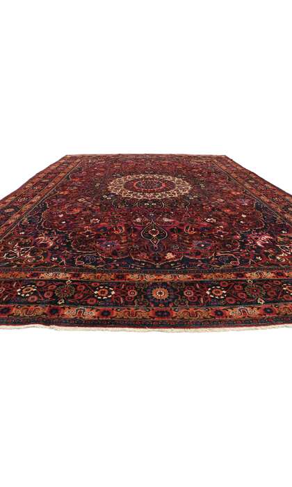 10 x 14 Antique Mashad Rug 75668