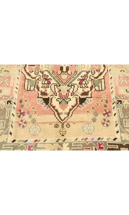 3 x 4 Vintage Persian Bakhtiari Rug 75751