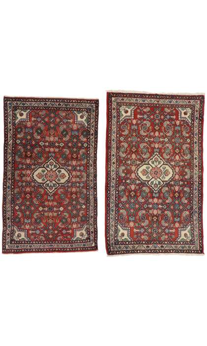 2 x 4 Vintage Persian Borchelou Hamadan Rug 76035