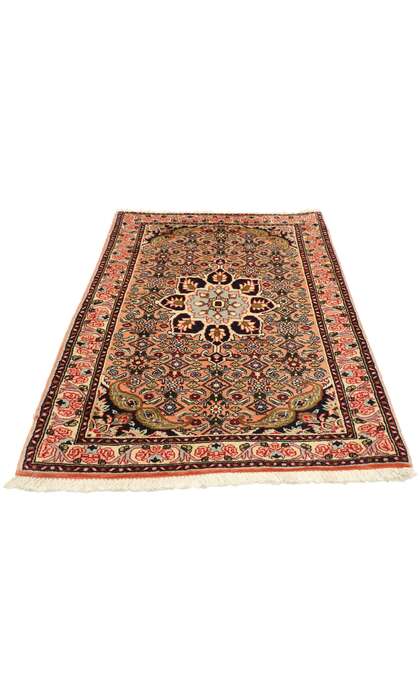 3 x 4 Vintage Persian Bijar Rug 76063