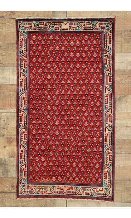 2 x 4 Vintage Persian Hamadan Rug 76151