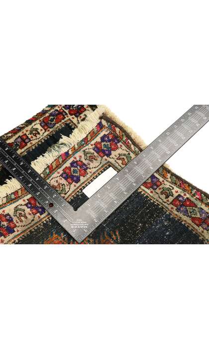 1 x 2 Vintage Tabriz Rug 76204