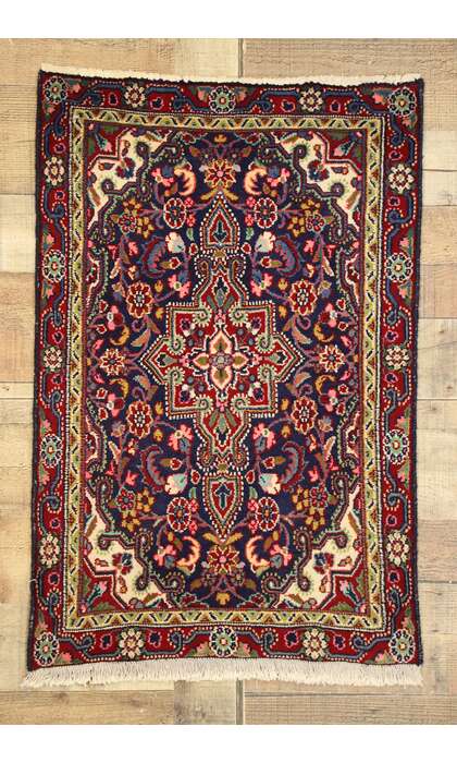 2 x 3 Vintage Persian Hamadan Rug 76218