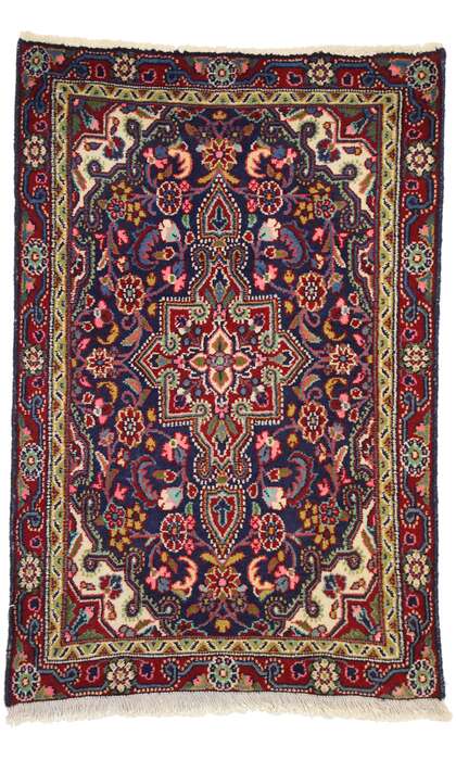 2 x 3 Vintage Persian Hamadan Rug 76218