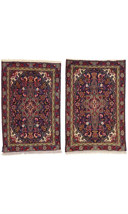 2 x 3 Vintage Persian Hamadan Rug 76219