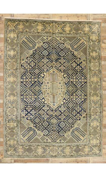 10 x 14 Vintage Persian Najafabad Rug 7650210 x 14 Vintage Persian Najafabad Rug 76502