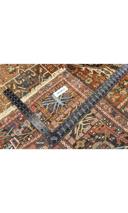 5 x 6 Antique Persian Heriz Rug 77067