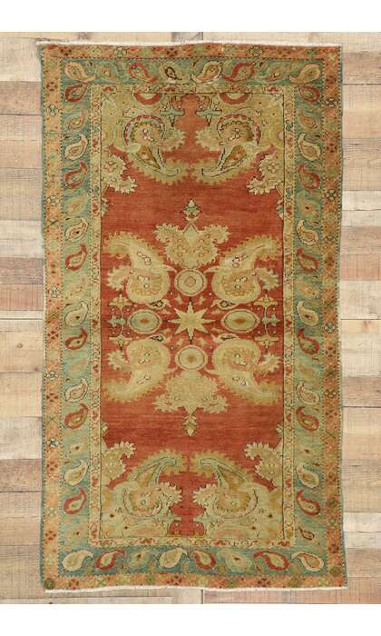 3 x 5 Vintage Oushak Rug 51395