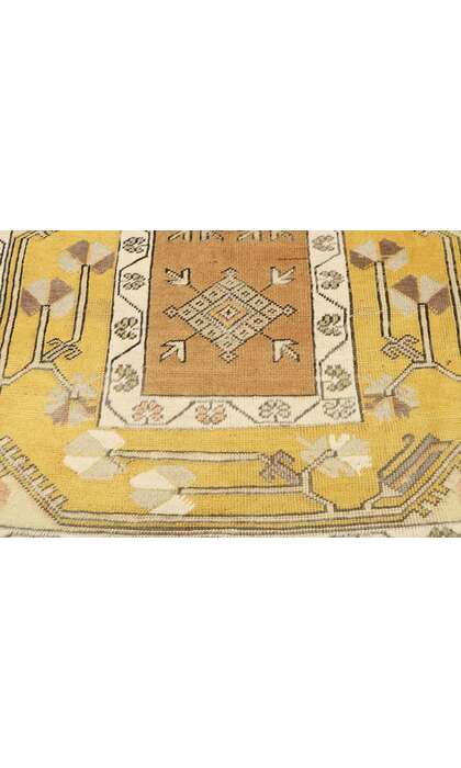 3 x 5 Vintage Turkish Oushak Rug 51405