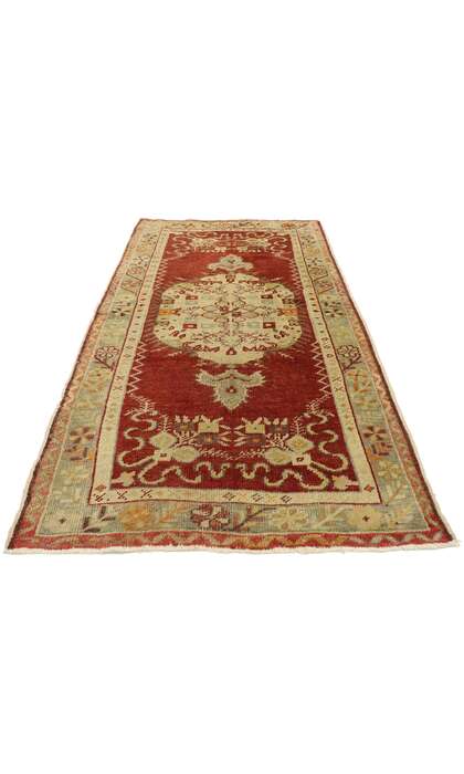3 x 6 Vintage Turkish Oushak Rug 51449