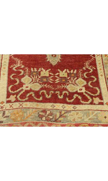 3 x 6 Vintage Turkish Oushak Rug 51449