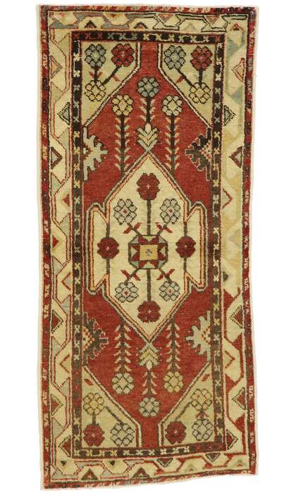 3 x 6 Vintage Turkish Oushak Rug 51458