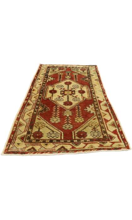 3 x 6 Vintage Turkish Oushak Rug 51458