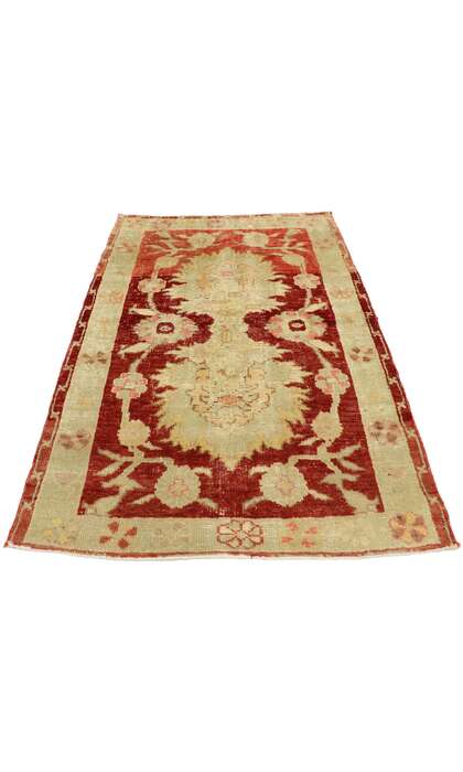 3 x 4 Vintage Oushak Rug 51567