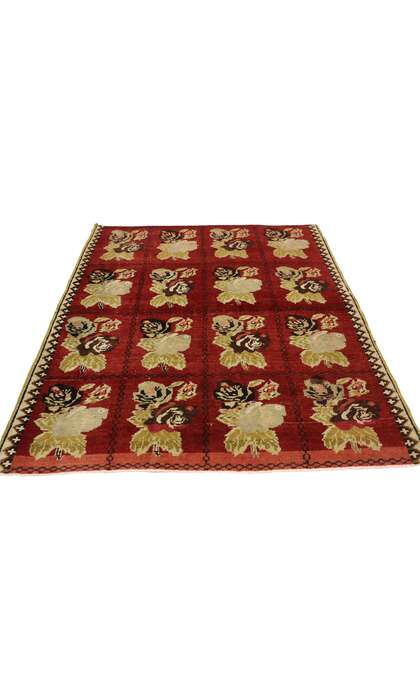 3 x 4 Vintage Oushak Rug 51569