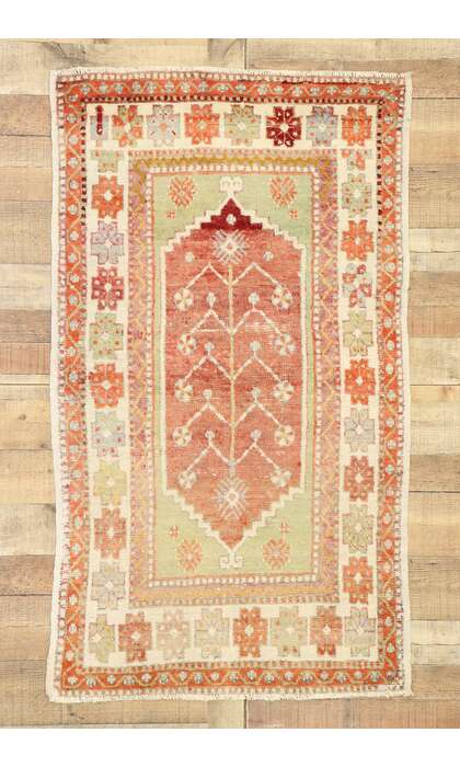 3 x 5 Vintage Oushak Rug 51775