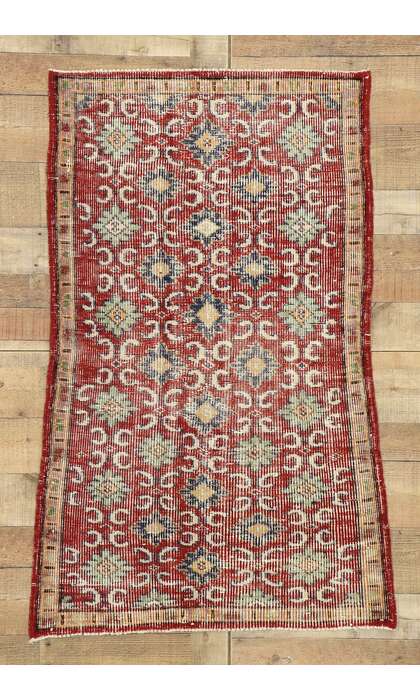 3 x 5 Zeki Muren Vintage Sivas Rug 51896