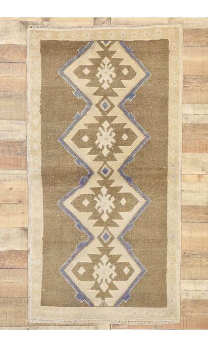 3 x 5 Vintage Oushak Rug 520883 x 5 Vintage Oushak Rug 520883 x 5 Vintage Oushak Rug 52088
