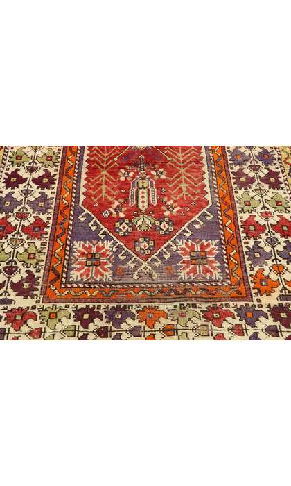 3 x 4 Vintage Oushak Rug 52098