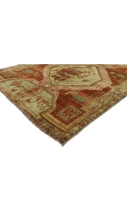 4 x 4 Vintage Turkish Oushak Rug 521044 x 4 Vintage Turkish Oushak Rug 52104