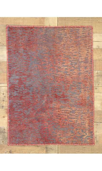 2 x 3 Vintage Turkish Overdyed Rug 60737