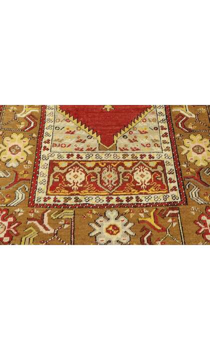 3 x 5 Vintage Turkish Oushak Rug 73868