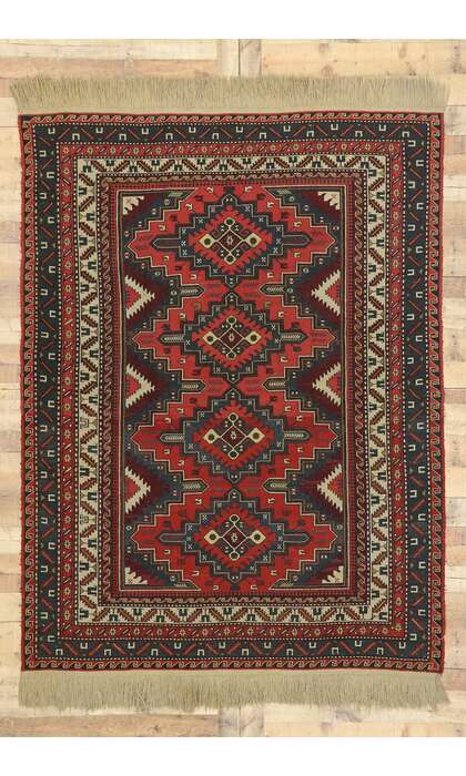 6 x 8 Antique Soumak Rug 74375