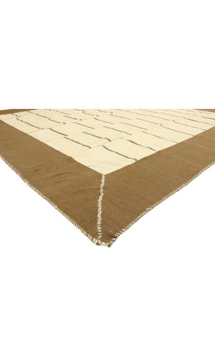 10 x 10 Vintage Persian Mazandaran Kilim Rug 76384