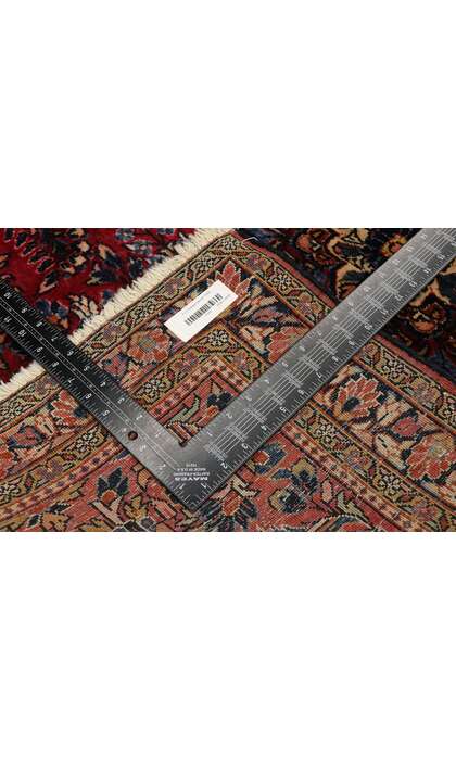 4 x 5 Antique Persian Sarouk Rug 77235