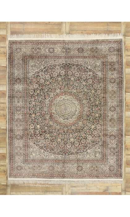 9 x 10 Vintage Chinese Hereke Rug 77475