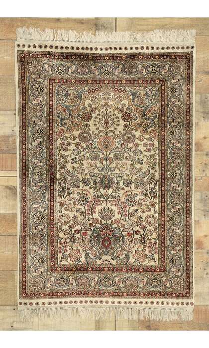 3 x 4 Vintage Chinese Hereke Rug 77476