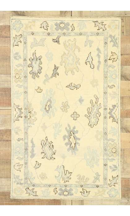 3 x 5 Modern Oushak Rug 80592