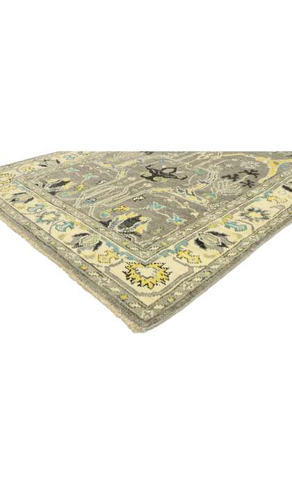 4 x 7 Modern Oushak Rug 80593