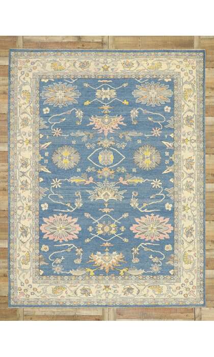 9 x 12 Colorful Oushak Rug 80599