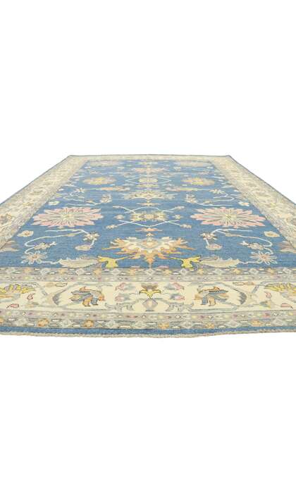 9 x 12 Colorful Oushak Rug 80599