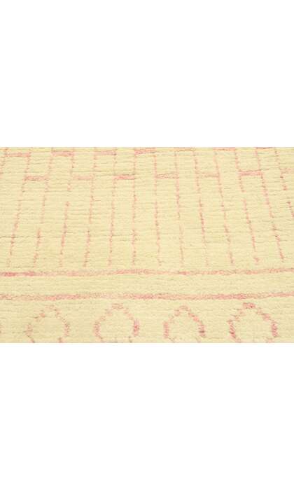 3 x 12 Contemporary Pink Moroccan Runner 80606