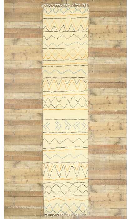 3 x 12 Contemporary Moroccan Runner 80607