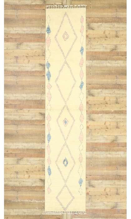 3 x 12 Contemporary Moroccan Runner 806083 x 12 Contemporary Moroccan Runner 80608