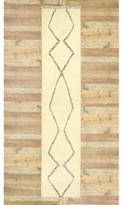 3 x 12 Organic Modern Moroccan Rug 80612