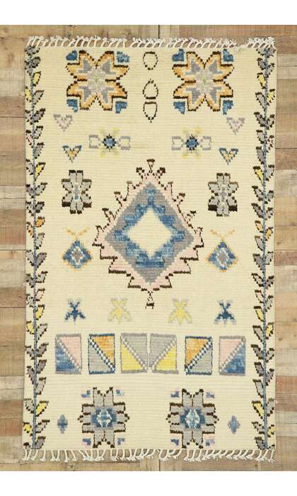 4 x 6 Colorful Moroccan Rug 80619