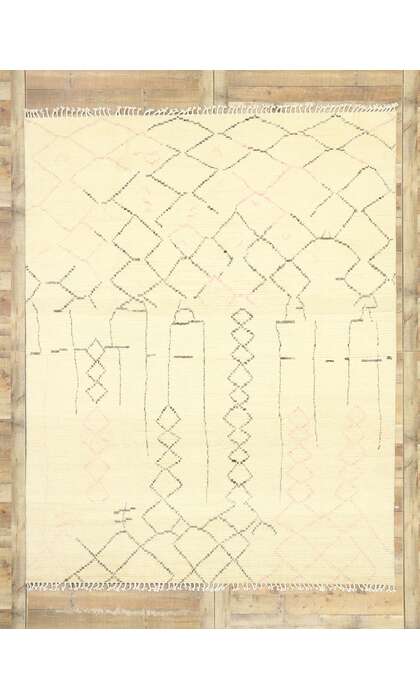 8 x 10 Organic Modern Moroccan Rug 80626