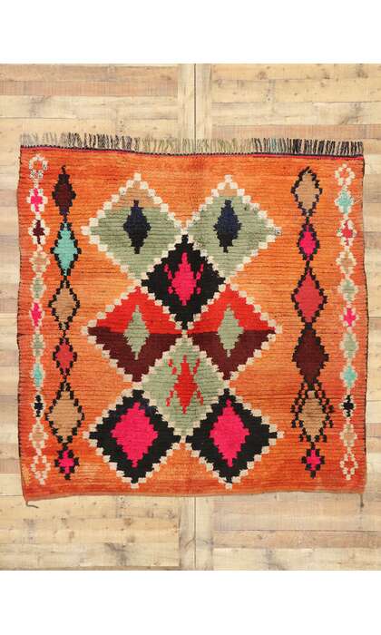 6 x 6 Vintage Moroccan Rug 20227